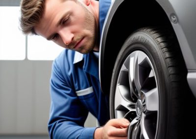 changing car tires