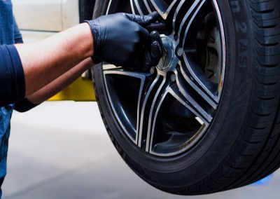 replacing the tires